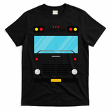 School Bus Costume Simple Halloween Costume Easy Oufit T-Shirt - Black