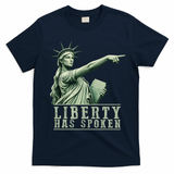 Sophie Basketball Point God Liberty Has Spoken T-Shirt - Navy Blue