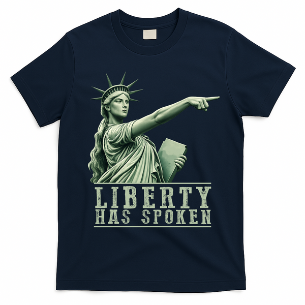 Sophie Basketball Point God Liberty Has Spoken T-Shirt - Navy Blue