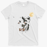 Scary Cool Halloween Werewolf Lychan Trick Or Treat Party T-Shirt - White