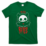 Skelanimals Diego Bat This Bites Red Halloween Spooky Logo T-Shirt - Irish Green