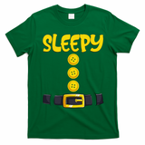 Sleepy Dwarf Halloween Costume Funny Gift Idea Sleepy Dwarf T-Shirt - Irish Green