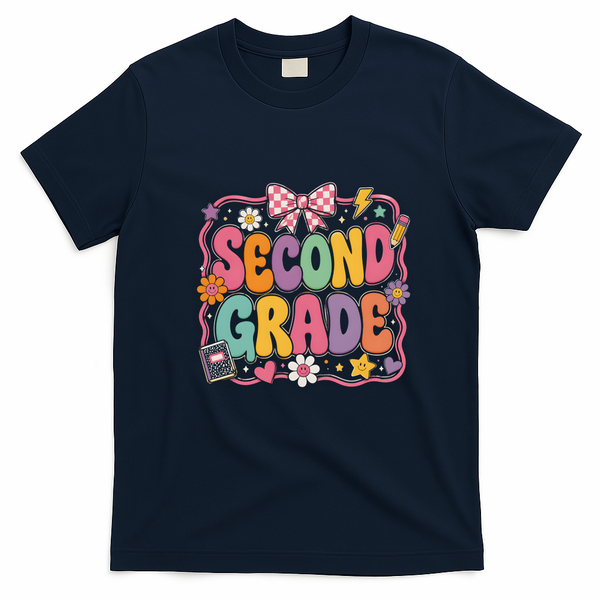 Second Grade Back To School Gift T-Shirt - Navy Blue