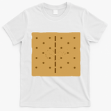 Smores Graham Cracker Group Halloween Costume T-Shirt - White
