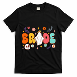 Spooky Halloween Bride To Be Bachelorette Party Matching T-Shirt - Black