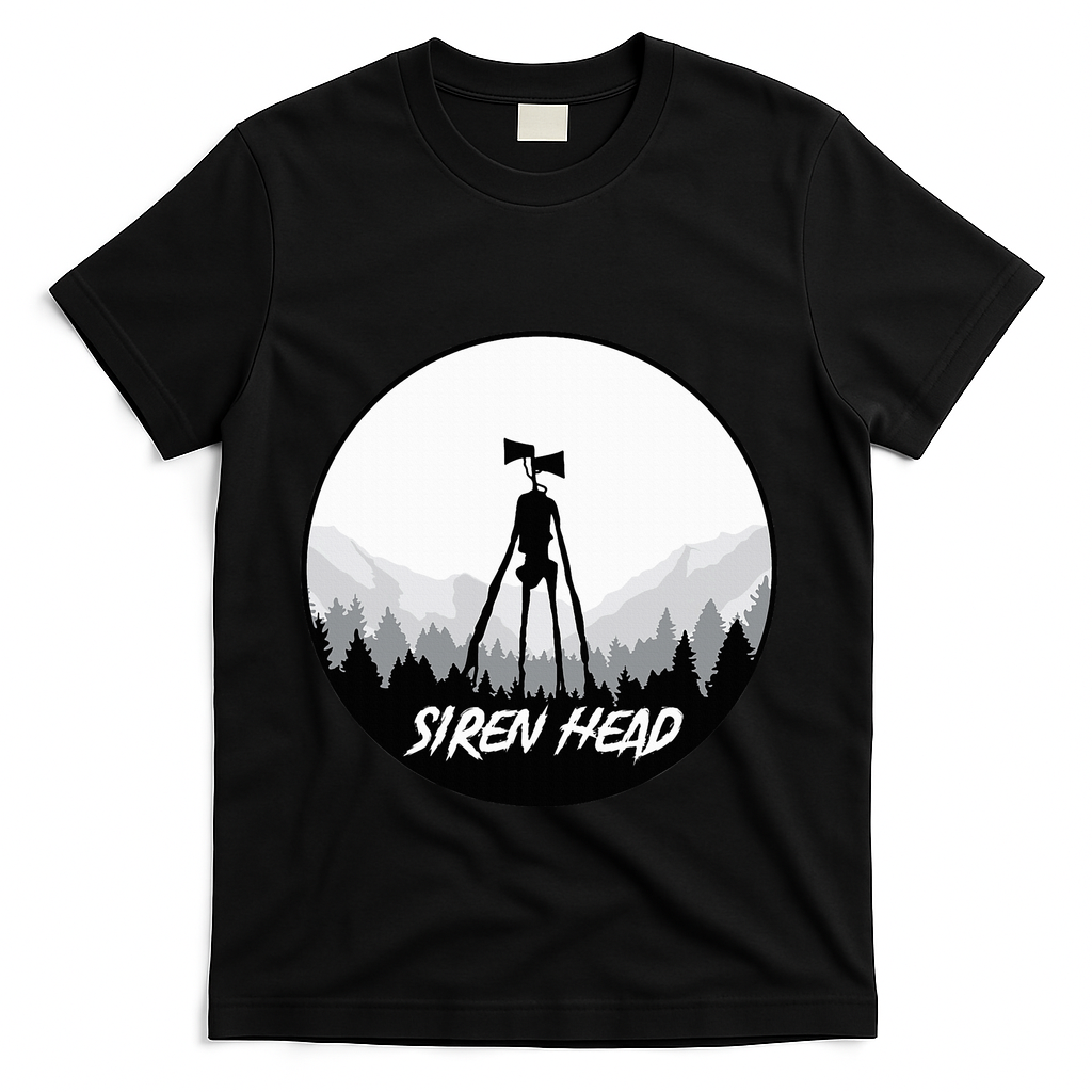 Siren Head Creepypasta Horror Sweet Or Treat T-Shirt - Black