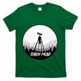 Siren Head Creepypasta Horror Sweet Or Treat T-Shirt - Green