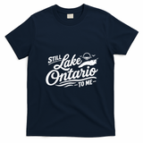 Still Lake Ontario To Me T-Shirt - Navy Blue
