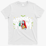 Spooky Mom Sally Nightmare Halloween Matchin Family Spooky Halloween Nightmare T-Shirt - White
