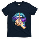 Suicide Prevention Awareness Still Here Still Fighting Lips Cool Gift T-Shirt - Navy