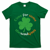 St Patrick's Day Time For Some Shenanigans T-Shirt - Irish Green