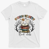 Spooky Readers Book Clubs T-Shirt - White