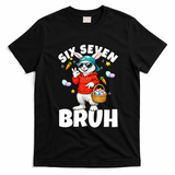 Six Seven Bruh Easter Meme 67 Funny T-Shirt - Black