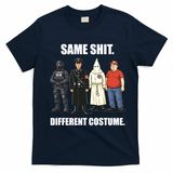 Same Shit Different Costume Anti ICE T-Shirt - Navy Blue