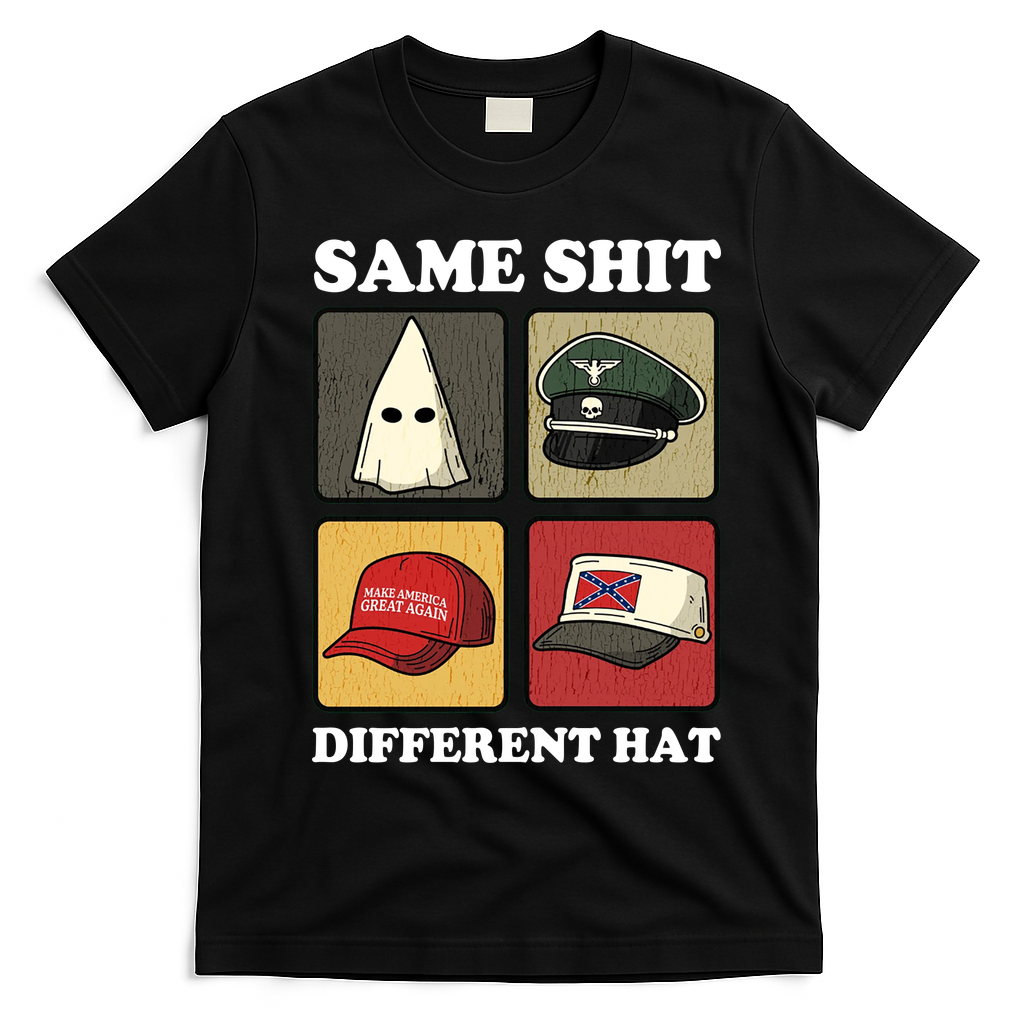 Same Shit Different Hat T-Shirt - Black