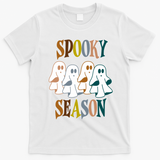 Spooky Season Halloween Ghost Festive T-Shirt - White
