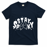 Stay Spooky Halloween Festive T-Shirt - Navy