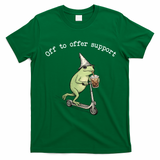 Support Staff Paraprofessional Back To School Frog Iced Coffee T-Shirt - Irish Green