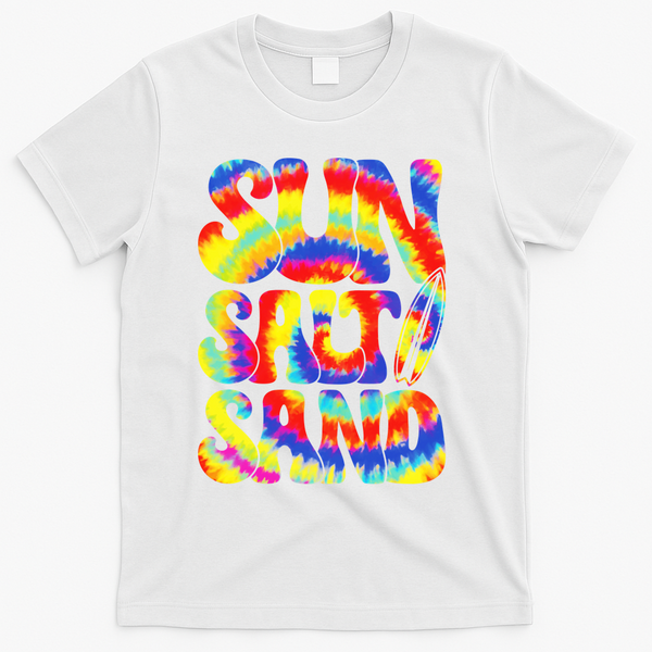 Sun Salt Sand Beach Summer T-Shirt - White