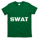 SWAT Team Halloween Costume Tactical Uniform Idea T-Shirt - Green