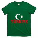 Stylish Türkiye Proud Turkey Enthusiasts T-Shirt - Irish Green
