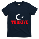 Stylish Türkiye Proud Turkey Enthusiasts T-Shirt - Navy Blue