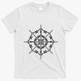 Spider Web Barbed Wire T-Shirt - White