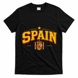 SPAIN World Soccer Fan EST 1492 Vintage T-Shirt - Black