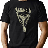 Samhain Scarecrow 1983 Black T-Shirt - Green