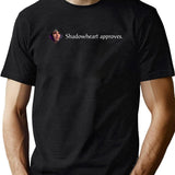 Shadowheart Approves Black T-Shirt - Green
