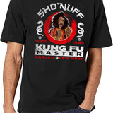 Sho Nuff Kung Fu Master Black T-Shirt - White