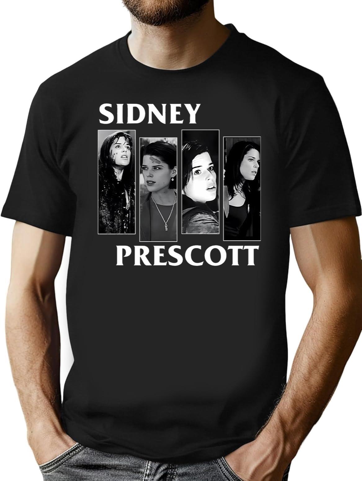 Sidney-Prescott-Horror-Punk-Scream Classic Black T-Shirt - Black