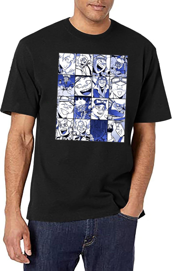 Special Present Oboro Shirakumo Collage Color Version Gift Movie Fans Black T-Shirt - White