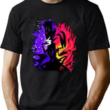Stolas and Blitzo Inner Desires - Helluva Boss Photographic Print Black T-Shirt - Green