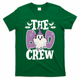 The Boo Crew Cute Halloween Ghost T-Shirt - Irish Green
