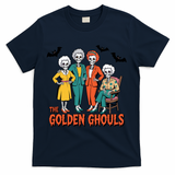The Golden Ghouls Girls Halloween Funny Classic TV Show Spoof T-Shirt - Navy