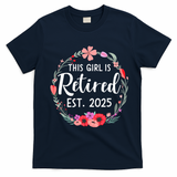 This Girl Is Retired Est 2026 T-Shirt - Navy Blue