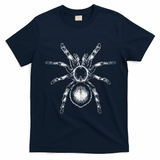 Tarantula Huge Spider Phobia Halloween Costume Arachnophobia T-Shirt - Navy Blue