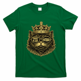 This Is An Outrage Funny Princess Cat Donut Gold T-Shirt - Irish Green