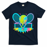 Tennis Ice Cream Drip T-Shirt - Navy