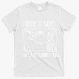 There It Goes My Last Flying F Skeletons Funny Halloween T-Shirt - White