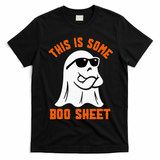 This Is Some Boo Sheet Cool Ghost Funny Halloween Costume T-Shirt - Black