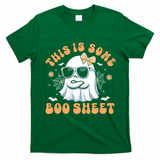 This Is Some Boo Sheet Cute Ghost Halloween T-Shirt - Irish Green