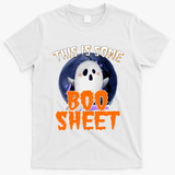 This Is Some Boo Sheet Funny Halloween Ghost T-Shirt - White