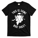This Is Some Boo Sheet Ghost Funny Halloween T-Shirt - Black