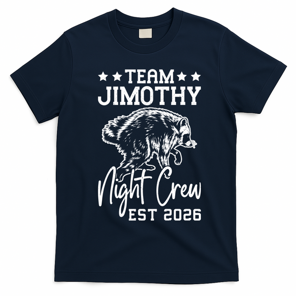 Team Jimothy Night Crew 2026 T-Shirt - Navy Blue