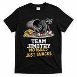 Team Jimothy Raccoon No Rules Just Snacks T-Shirt - Black