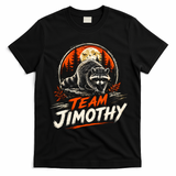 Team Jimothy Viral Raccoon Funny T-Shirt - Black