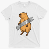 The Modern Art Of Capybanana Duck Tape T-Shirt - White
