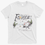 Take Me To The Florida Funny Ghost On The Beach T-Shirt - White